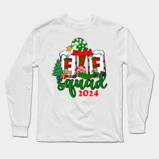 Elf Squad 2024 Xmas Crew Long Sleeve T-Shirt